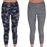 Blue Reversible Graphic Womens 7/8 Training Tights - MySports and More