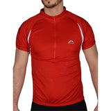 Short Sleeve Half Zip Mens Cycling Jersey