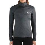Train To Run Womens Long Sleeve Funnel Neck Running Top
