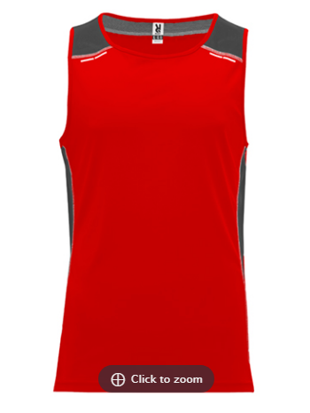 Roly Tech Vest - Red&Ebony