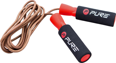 Jumprope with Leather Rope