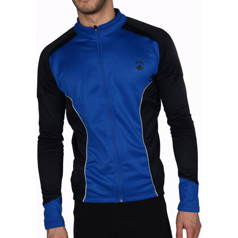 Piu Miglia Thermal Long Sleeve Mens Cycling Jersey - MySports and More